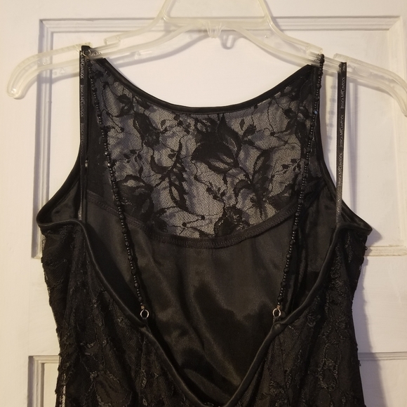 Scott & Jessica McClintock Vintage Black Lace Dress - Picture 4 of 4